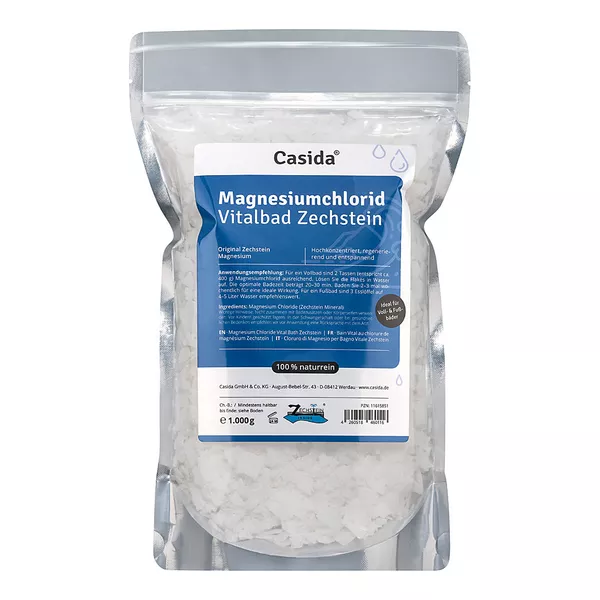 Casida Magnesiumchlorid Vitalbad Zechstein 1 kg