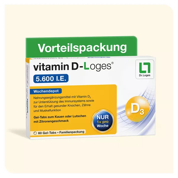 vitamin D-Loges 5.600 I.E. Wochendepot 60 St