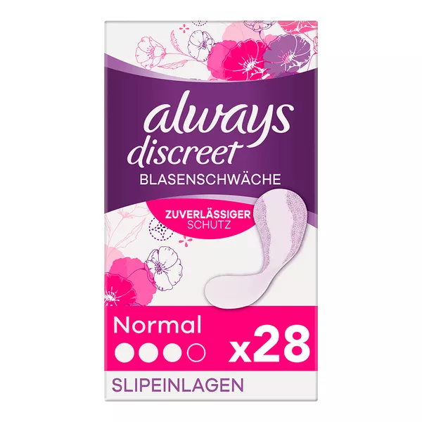 Always Discreet Inkontinenz-Slipeinlagen Normal