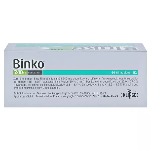 Binko 240 mg 60 St
