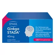 Ginkgo Biloba STADA 40MG FTA bei Gedächtnis- und Konzentrationsstörungen 120 St