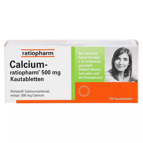 Calcium ratiopharm 500mg 100 St