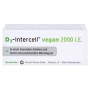 D3-intercell Vegan 2.000 I.E. Kapseln 90 St