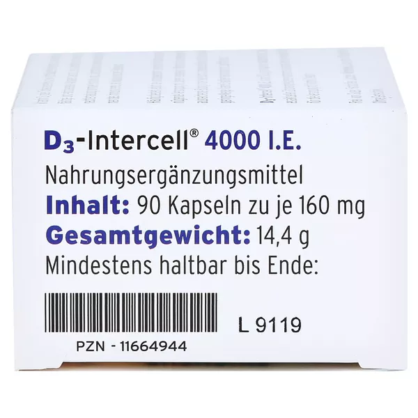 D3-intercell 4.000 I.E. Kapseln 90 St