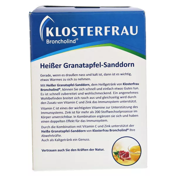 Klosterfrau Broncholind Heißer Granatapf 10X15 g
