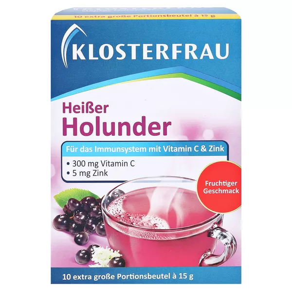 Klosterfrau Broncholind Heißer Holunder 10X15 g