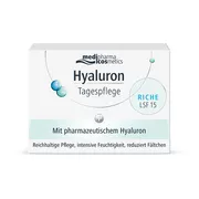 Medipharma Hyaluron Tagespflege Riche Creme LSF 15 50 ml