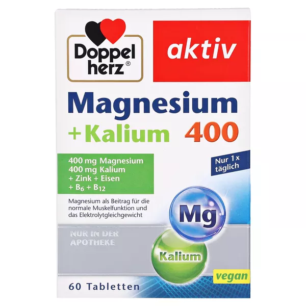 Doppelherz Magnesium + Kalium, 60 St.