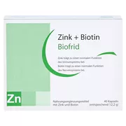 Zink+biotin Kapseln 40 St