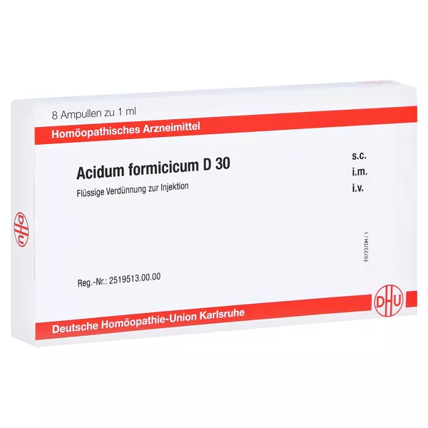 Acidum Formicicum D 30 Ampullen 8X1 ml