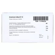 Arsenicum Album D 12 Ampullen 8X1 ml