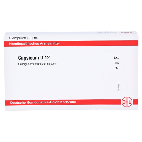 Capsicum D 12 Ampullen 8X1 ml
