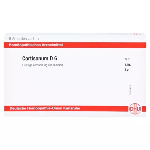 Cortisonum D 6 Ampullen 8X1 ml