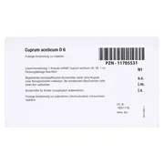 Cuprum Aceticum D 6 Ampullen 8X1 ml