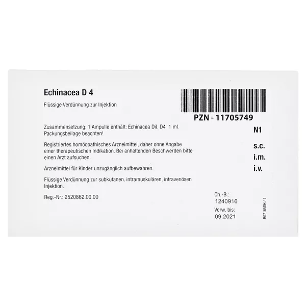 Echinacea D 4 Ampullen 8X1 ml