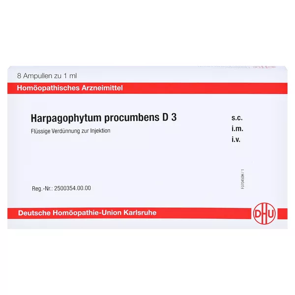 Harpagophytum Procumbens D 3 Ampullen 8X1 ml