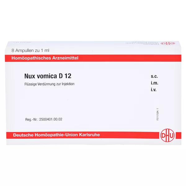 NUX Vomica D 12 Ampullen 8X1 ml