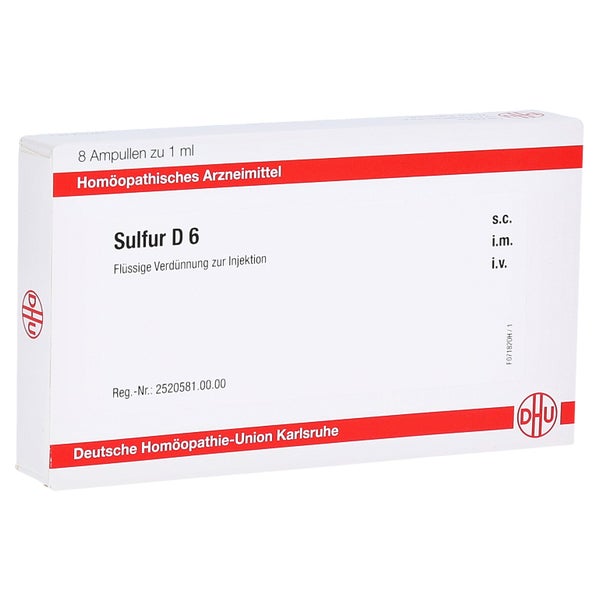 Sulfur D 6 Ampullen 8X1 ml