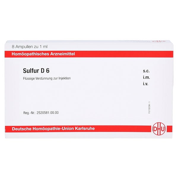 Sulfur D 6 Ampullen 8X1 ml