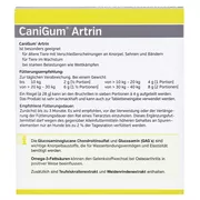 Canigum Artrin Erg.futterm.kautabletten 6X28 g