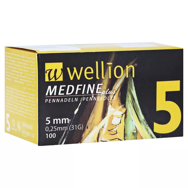 Wellion Medfine plus Pen-Nadeln 5 mm 100 St