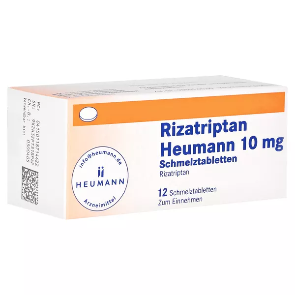 RIZATRIPTAN Heumann 10 mg Schmelztabletten 12 St