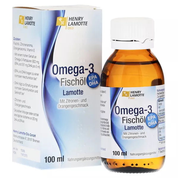 Omega-3 Fischöl Lamotte 100 ml