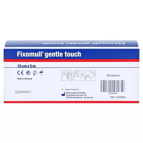 Fixomull Gentle Touch 15 cmx5 m 1 St