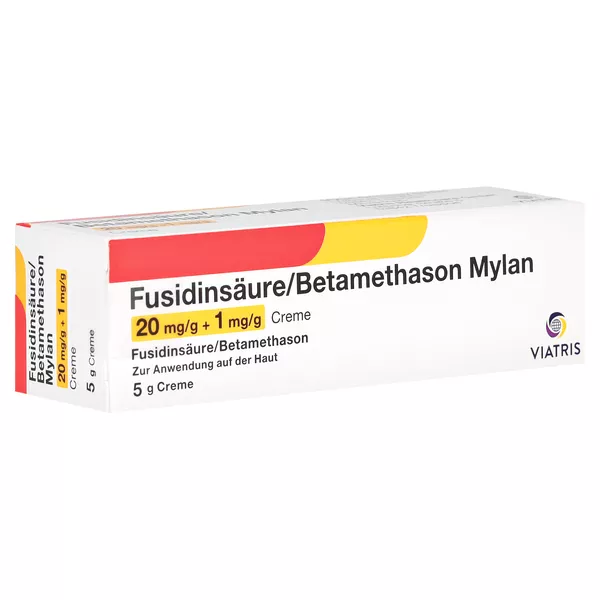 FUSIDINSÄURE/BETAMETHASON Mylan 20 mg/g+1 mg/g Cr. 5 g