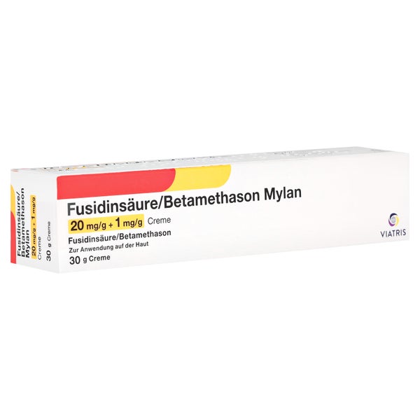 FUSIDINSÄURE/BETAMETHASON Mylan 20 mg/g+1 mg/g Cr. 30 g