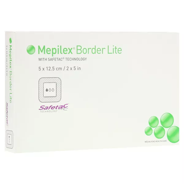 Mepilex Border Lite Schaumverb.5x12,5 cm 5 St