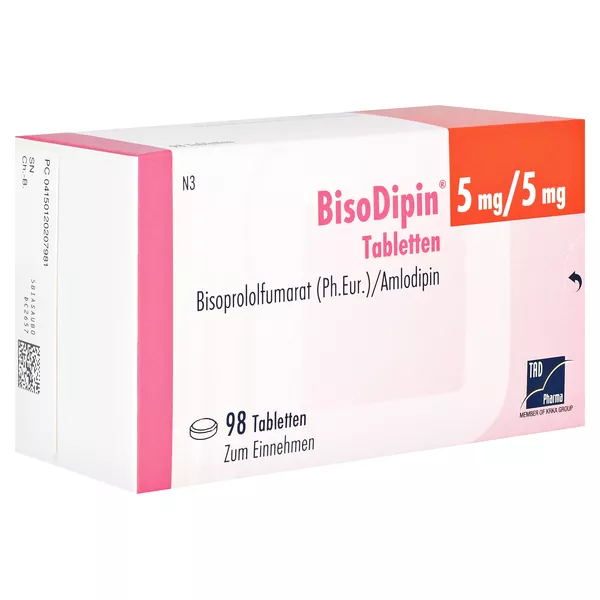Bisodipin 5 mg/5 mg Tabletten 98 St