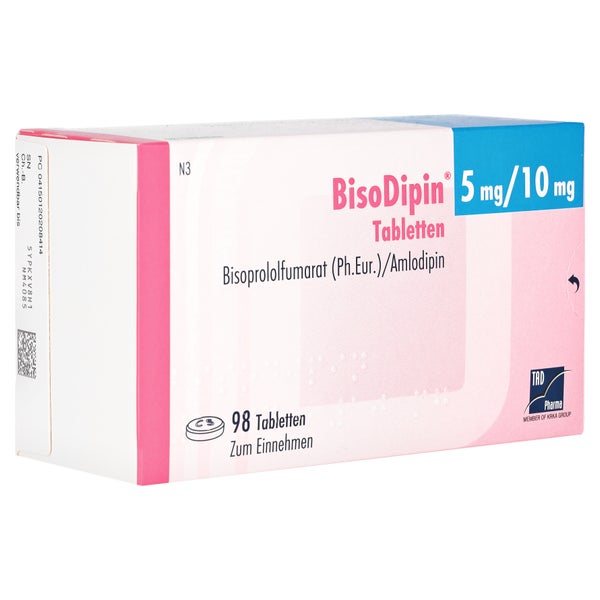 Bisodipin 5 Mg/10 mg Tabletten 98 St