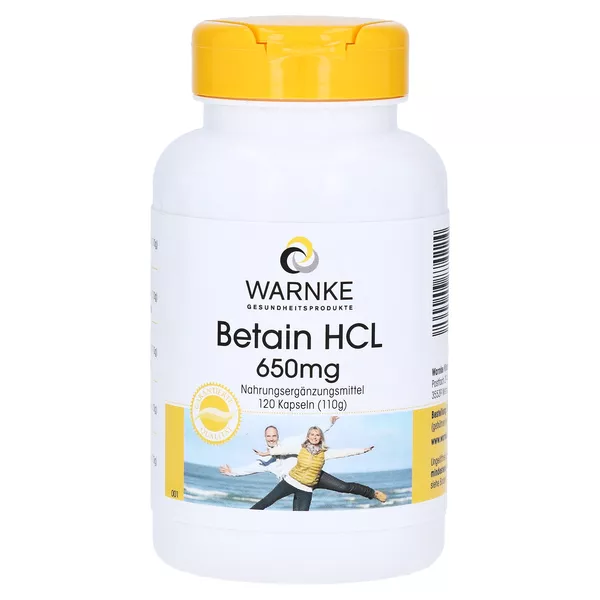 Betain HCL 650 mg Kapseln 120 St