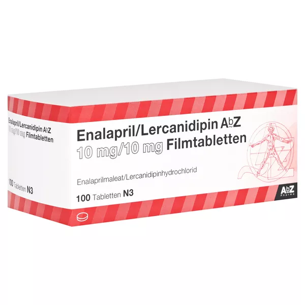 ENALAPRIL/Lercanidipin AbZ 10 mg/10 mg Filmtabl. 28 St