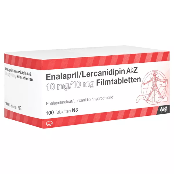 ENALAPRIL/Lercanidipin AbZ 10 mg/10 mg Filmtabl. 100 St