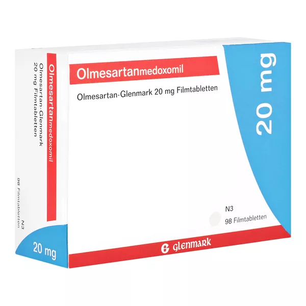 Olmesartan Glenmark 20 mg Filmtabletten 98 St