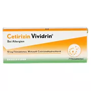 Cetirzin Vividrin - Schnell wirksame Allergietabletten 7 St