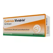Produktabbildung: Cetirzin Vividrin - Schnell wirksame Allergietabletten