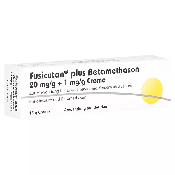 FUSICUTAN plus Betamethason 20 mg/g + 1 mg/g Creme 15 g