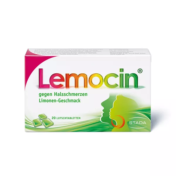 Lemocin gegen Halsschmerzen Limettengeschmack 20 St