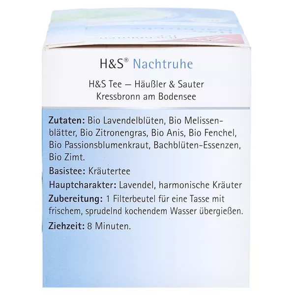 H&S Nachtruhe 20X1,5 g