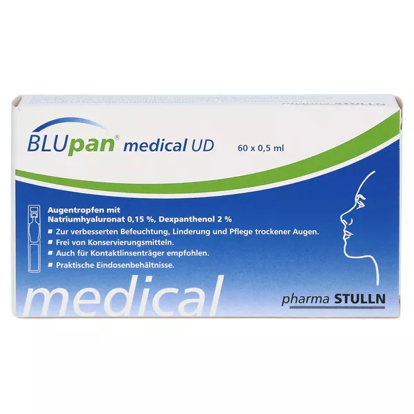 Blupan Medical UD Augentropfen 60X0,5 ml