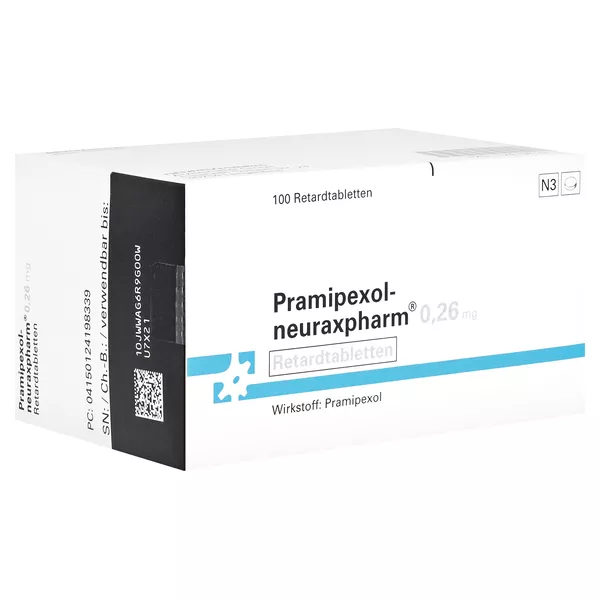 PRAMIPEXOL-neuraxpharm 0,26 mg Retardtabletten 100 St