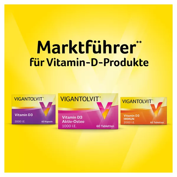 VIGANTOLVIT 2000 I.E. Vitamin D, 60 St.
