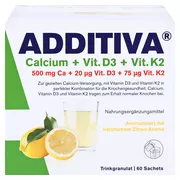 Additiva Calcium+d3+k2 Granulat 60 St