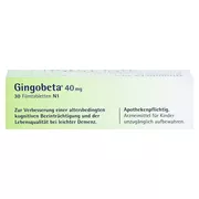 Gingobeta 40 mg Filmtabletten 30 St