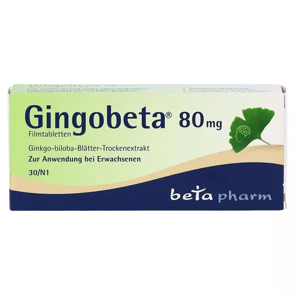 Gingobeta 80 mg Filmtabletten 30 St