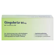 Gingobeta 80 mg Filmtabletten 60 St