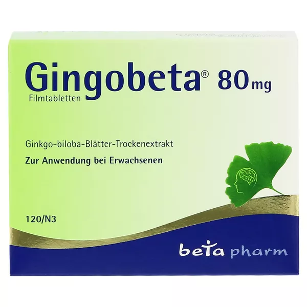 Gingobeta 80 mg Filmtabletten 120 St